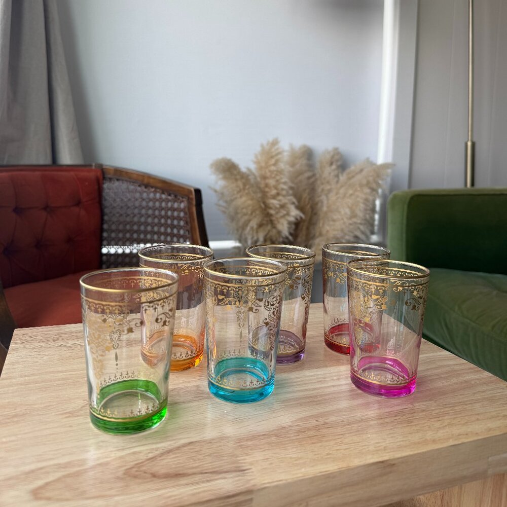 Handmade Beldi Moroccan Tea Glasses